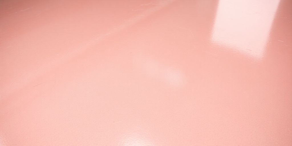 Painted concrete floor surface