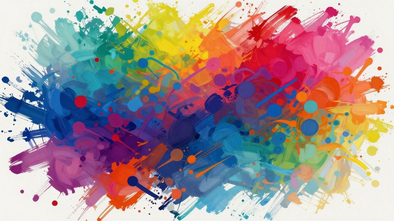 Digital art created with Microsoft Paint
