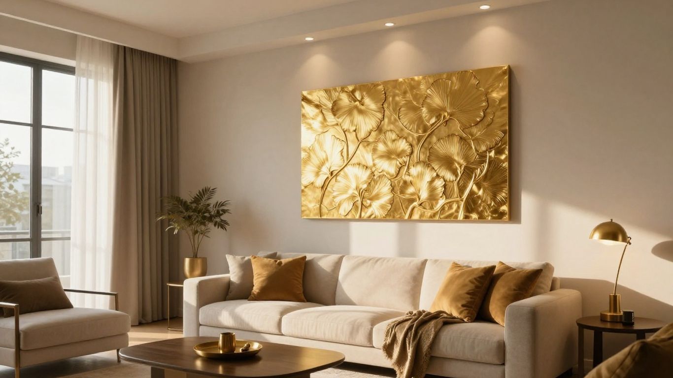 The ultimate guide to styling gold wall decor in your home