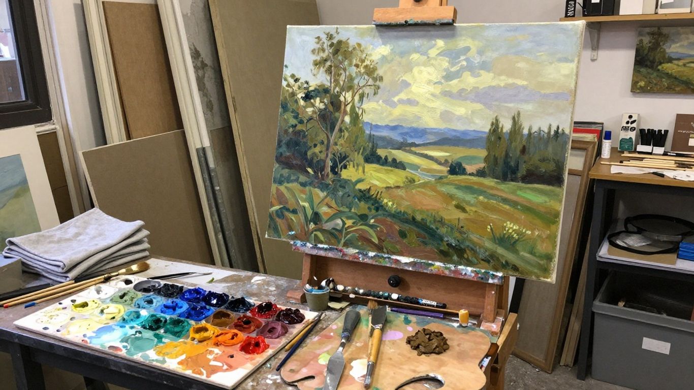 Painting oil paintings: A beginner’s guide to materials, techniques, and process
